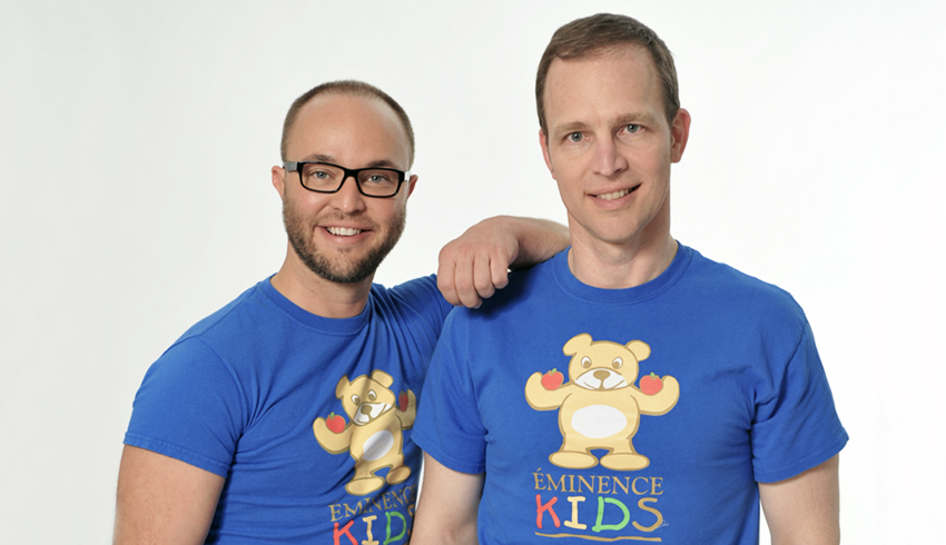 Eminence Organics President Boldijare Koronczay and General Manager Attila Koronczay